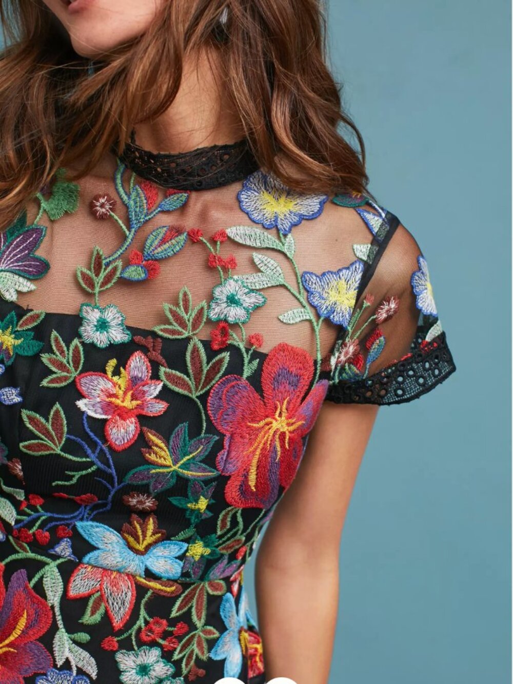 Anthropologie Vone Janine Embroidered Dress - Picture 3 of 14